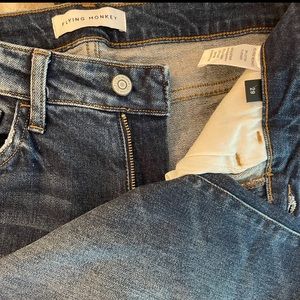 Flying Monkey distressed jeans. Straight leg. Size 29